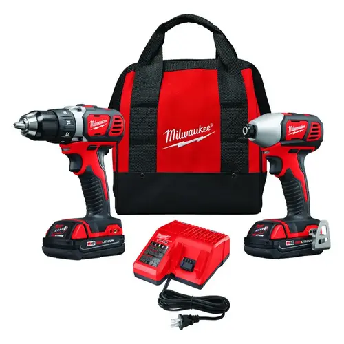 Drill/Driver and Impact Driver Kit M18 Cordless Brushed 2 Tool Drill/Driver and Impact Driver Kit M18 Cordless Brushed 2 Tool