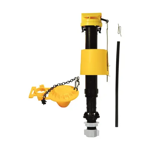 Adjustable Fill Valve Black and Yellow Plastic Black and Yellow Adjustable Fill Valve Black and Yellow Plastic Black and Yellow