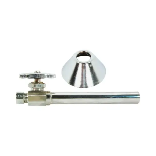 Extension Tube with Bell Escutcheon Universal Chrome Pair Extension Tube with Bell Escutcheon Universal Chrome Pair