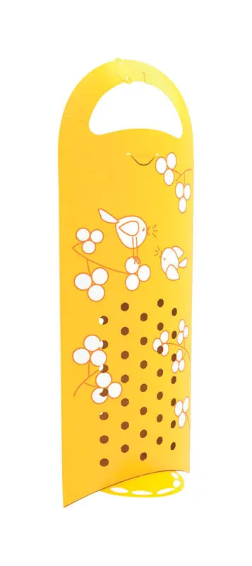 Fresh Brands Bird Feeder Recyclable 16 oz Plastic Collapsible 2 ports Orange - pack of 12 BFSFWMSYOR-XCP12