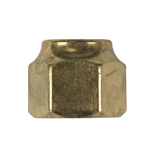 Forged Flare Nut 1/4" Flare X 1/4" D CTS Brass