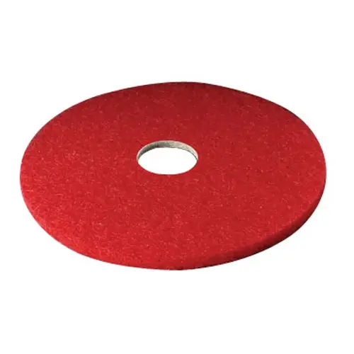 Buffer Floor Pad 19" D Non-Woven Natural/Polyester Fiber Red Red - pack of 5 Buffer Floor Pad 19" D Non-Woven Natural/Polyester Fiber Red Red - pack of 5