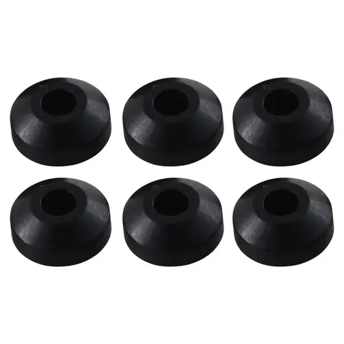 Beveled Faucet Washer 1/4R in. D Rubber Black Beveled Faucet Washer 1/4R in. D Rubber Black