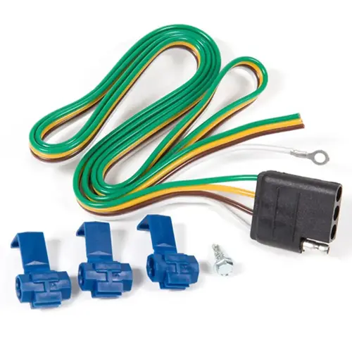 Trailer Wiring Kit Towpower 4 Flat 48" Multicolored Trailer Wiring Kit Towpower 4 Flat 48" Multicolored