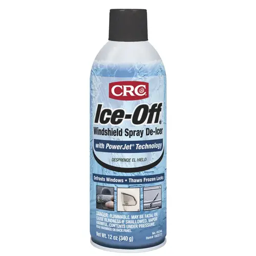 Windshield De-Icer Spray - 12 oz Aerosol White