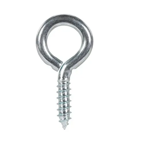 Screw Eye 3/8" D X 2-7/8" L Zinc-Plated Steel 250 lb. cap. Zinc-Plated - pack of 20 Screw Eye 3/8" D X 2-7/8" L Zinc-Plated Steel 250 lb. cap. Zinc-Plated - pack of 20