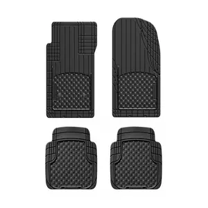 WeatherTech 11AVMSB Auto Floor Mats Trim-To-Fit Black Thermoplastic Elastomer Black