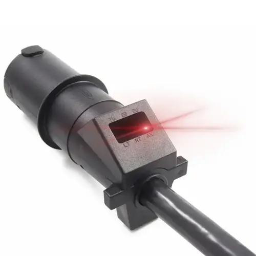 7-Blade LED Test Trailer Side Connector Black 7-Blade LED Test Trailer Side Connector Black