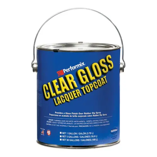 Lacquer Topcoat Gloss Clear 1 Gallon Clear - pack of 4 Lacquer Topcoat Gloss Clear 1 Gallon Clear - pack of 4