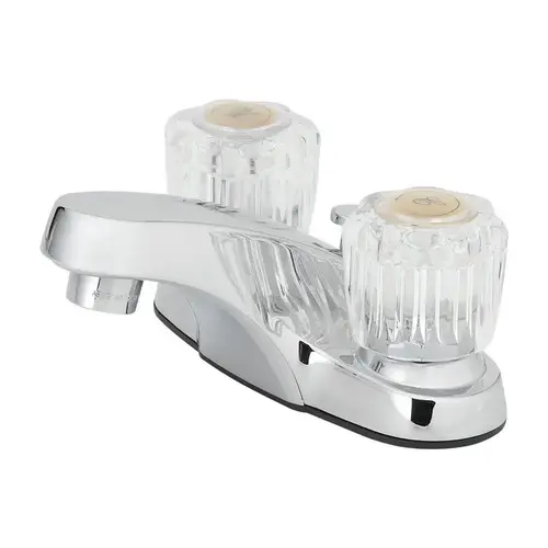 Pop-up Bathroom Sink Faucet Essentials Chrome 4" Chrome