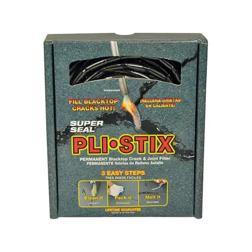 Crack Filler Pli-Stix Black Asphalt Asphalt 2 lb Black