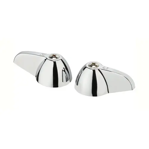 Faucet Handles For Universal Chrome Plated Bathroom and Kitchen Chrome Plated