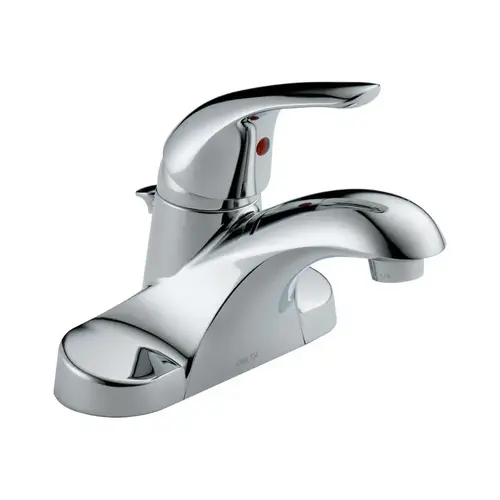 Pop-up Bathroom Sink Faucet Chrome 4" Chrome