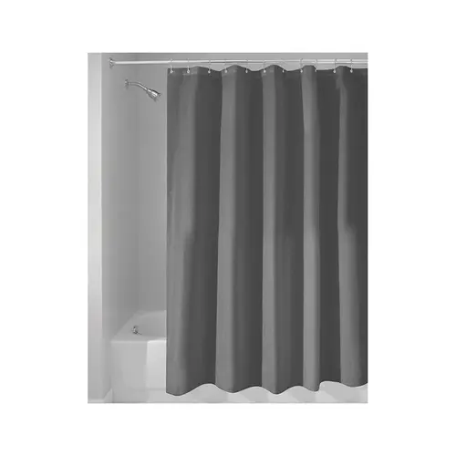 Shower Curtain 72" H X 72" W Charcoal Gray Solid Polyester Charcoal Gray Shower Curtain 72" H X 72" W Charcoal Gray Solid Polyester Charcoal Gray