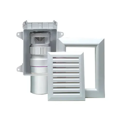 Air Admittance Valve TurboVent 1-1/2" HUB in. X 2" Plastic