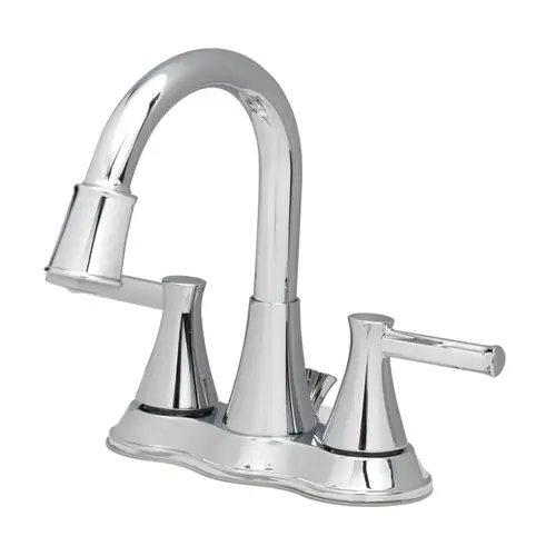 Two-Handle Bathroom Sink Faucet Chrome 4" Chrome Two-Handle Bathroom Sink Faucet Chrome 4" Chrome