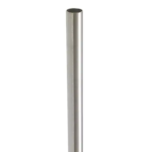 Closet Rod 8 ft. L X 1-5/16" D Brushed Steel Brushed Closet Rod 8 ft. L X 1-5/16" D Brushed Steel Brushed