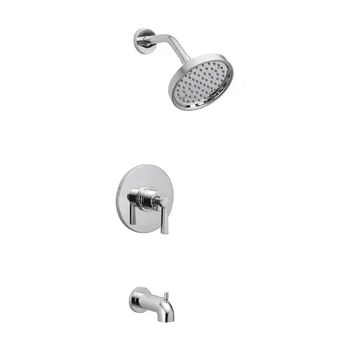 Tub and Shower Faucet Coastal 1-Handle Chrome Chrome Tub and Shower Faucet Coastal 1-Handle Chrome Chrome
