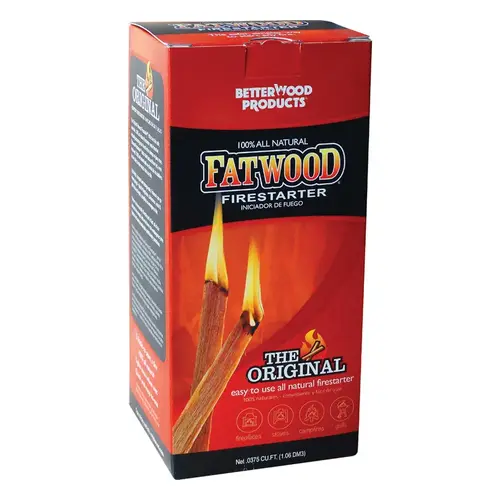 Fire Starter Fatwood Pine Resin Stick 1.5 lb - pack of 16 Fire Starter Fatwood Pine Resin Stick 1.5 lb - pack of 16