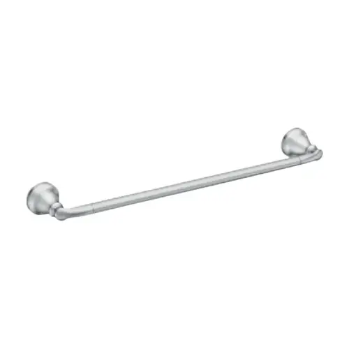 Towel Bar Hilliard Brushed Nickel 24" L Metal Brushed Nickel Towel Bar Hilliard Brushed Nickel 24" L Metal Brushed Nickel