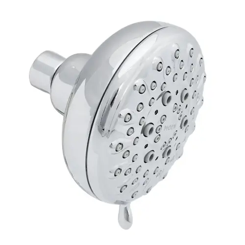 Wallmount Showerhead Banbury Chrome 5 settings 1.75 gpm Chrome Wallmount Showerhead Banbury Chrome 5 settings 1.75 gpm Chrome
