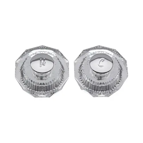 Faucet Handles Clear Tub and Shower Clear Faucet Handles Clear Tub and Shower Clear