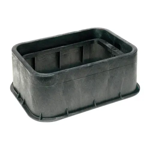 Riser for Valve Box 13.9" W X 19.5" H Rectangular Black Black