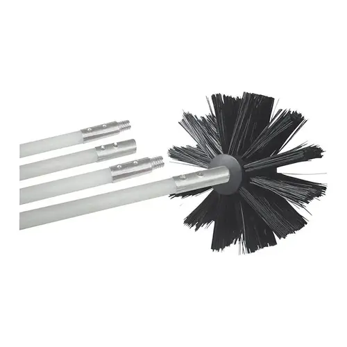 Duct Cleaning Kit 6.75" D Black/White Aluminum Black/White Duct Cleaning Kit 6.75" D Black/White Aluminum Black/White