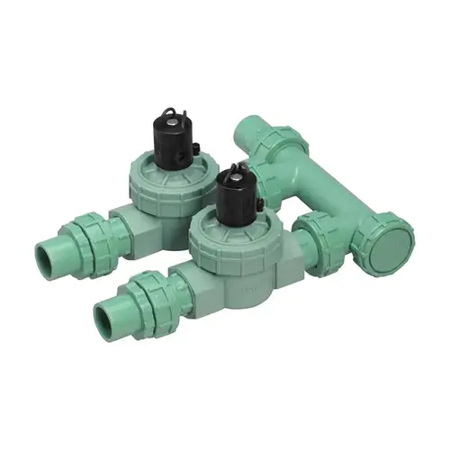 2-Value Preassembled Manifold 3/4" 200 psi 2-Value Preassembled Manifold 3/4" 200 psi