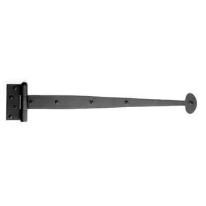 Acorn AINBP Strap Hinge 15-5/8" L Black Black