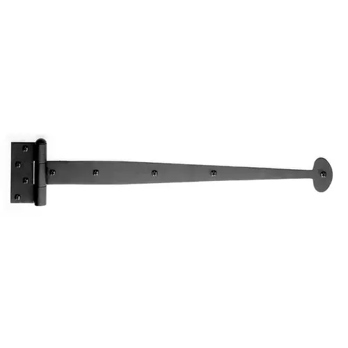 Strap Hinge 15-5/8" L Black Black