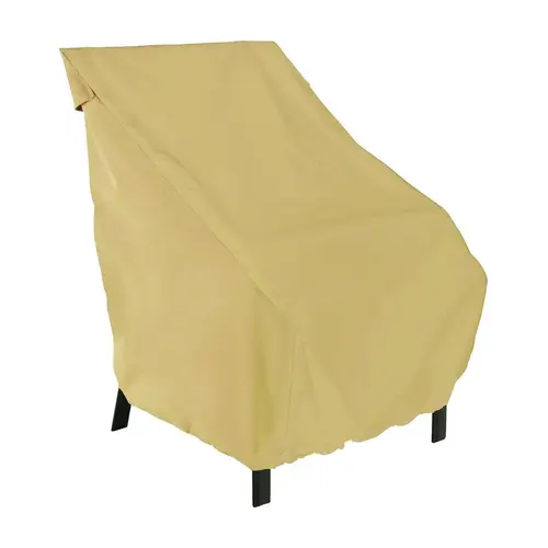 High Back Chair Cover Terrazzo 34" H X 32.5" W X 25.5" L Brown Polyester High Back Chair Cove Brown