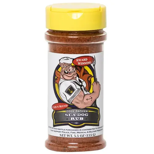 BBQ Seasoning Sea Dog Rub Cajun Blend 5.5 oz BBQ Seasoning Sea Dog Rub Cajun Blend 5.5 oz