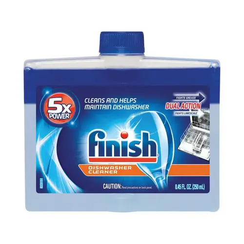 Dishwasher Cleaner, 8.45 oz Bottle, Liquid, Perfumed Blue Dishwasher Cleaner, 8.45 oz Bottle, Liquid, Perfumed Blue