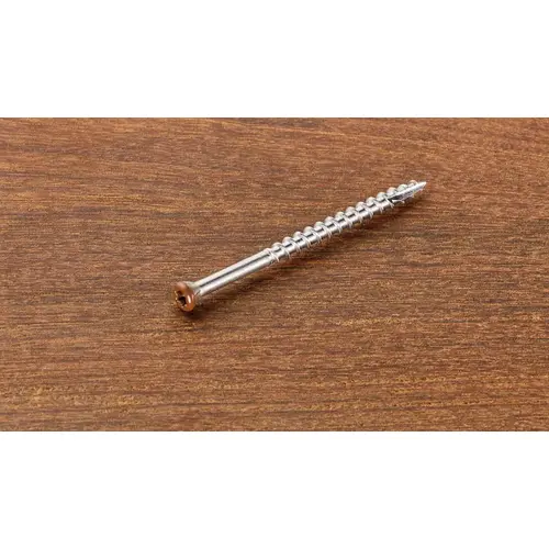 Deck Screws Headcote No. 7 X 1-5/8" L Star Trim Head Brown Deck Screws Headcote No. 7 X 1-5/8" L Star Trim Head Brown