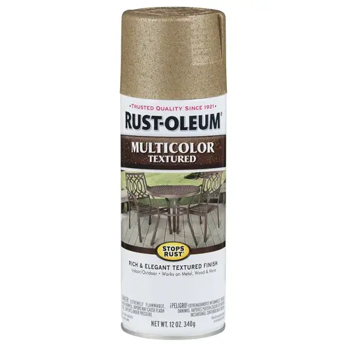 Spray Paint MultiColor Textured Flat/Matte Radiant Brass 12 oz Brass Spray Paint MultiColor Textured Flat/Matte Radiant Brass 12 oz Brass