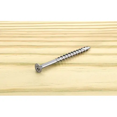 Deck Screws Deckfast No. 8 X 2" L Star Flat Head Silver Deck Screws Deckfast No. 8 X 2" L Star Flat Head Silver