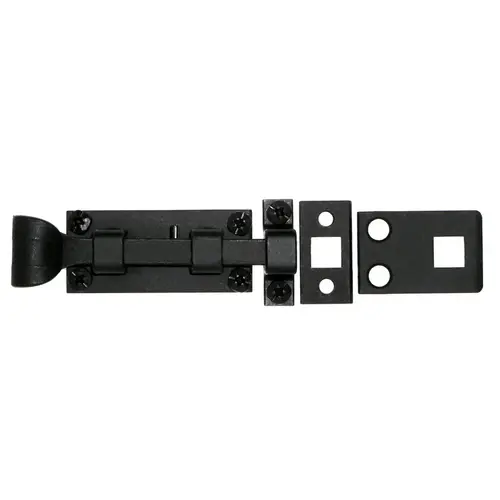 Magnetic Latch Black Forged Iron Black