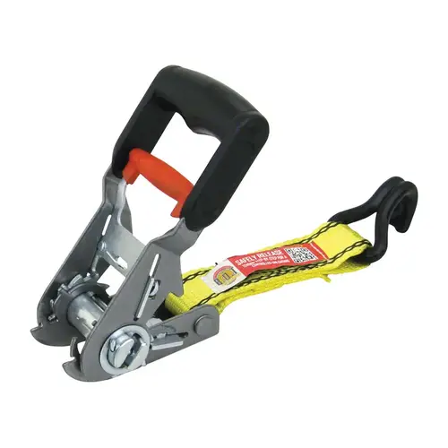 Tie Down Straps 16 ft. L Black/Yellow Black/Yellow