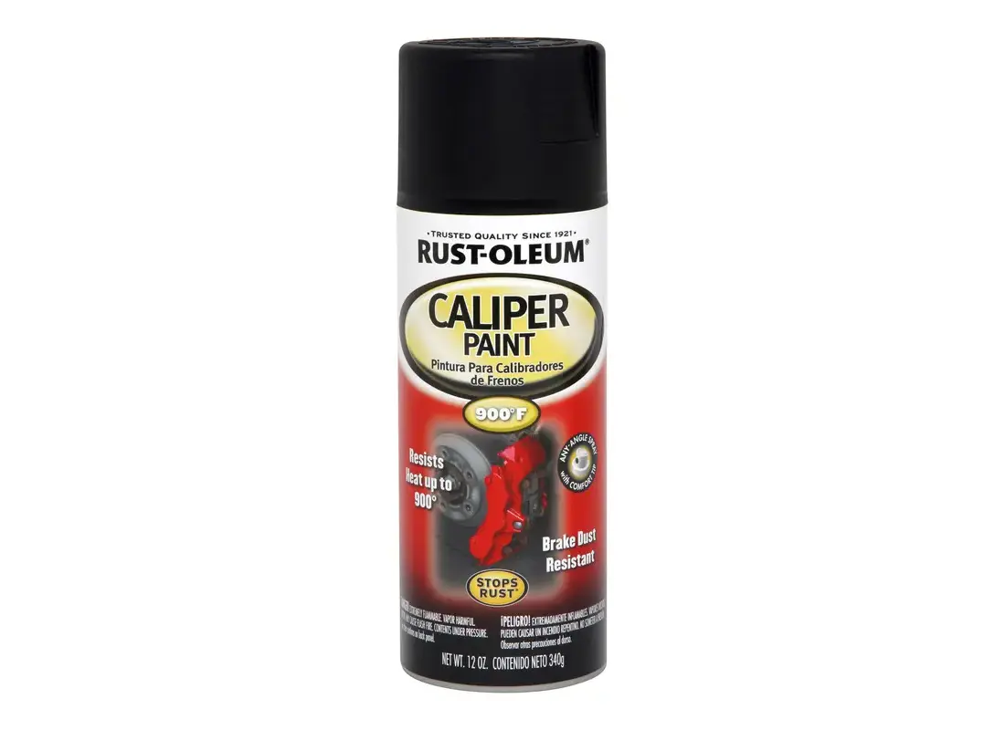 Rust-Oleum 251592 Automotive Caliper Spray Paint, Black, 12 oz