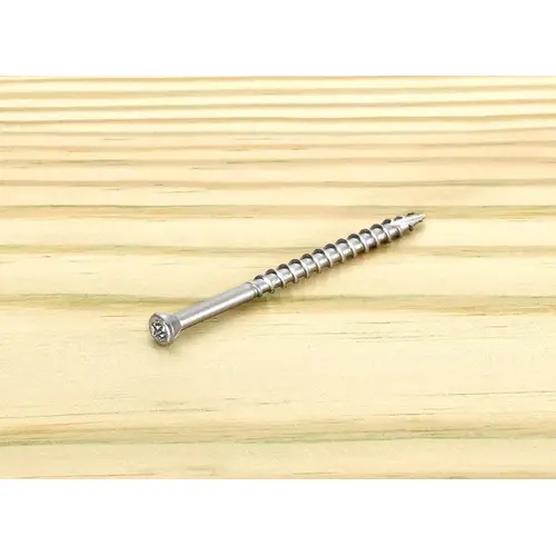 Deck Screws Deckfast No. 8 X 3" L Star Trim Head Silver Deck Screws Deckfast No. 8 X 3" L Star Trim Head Silver