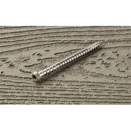 Deck Screws Cap-Tor No. 10 X 2-3/4" L Star Undercut Head Warm Gray Deck Screws Cap-Tor No. 10 X 2-3/4" L Star Undercut Head Warm Gray