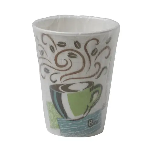 Insulated 8 Oz. Individually Wrapped Paper Hot Cup - pack of 1000 Insulated 8 Oz. Individually Wrapped Paper Hot Cup - pack of 1000