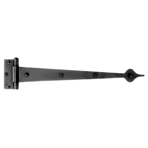 Strap Hinge 17.75" L Black Black