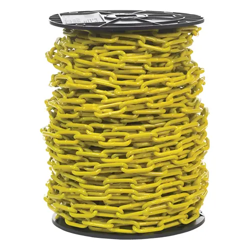 Coil Chain No. 2 Straight Link Carbon Steel 3/16" D X 120 ft. L Poly Coated Coil Chain No. 2 Straight Link Carbon Steel 3/16" D X 120 ft. L Poly Coated