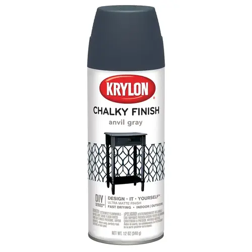 Chalky Finish Paint Chalky Finish Matte Anvil Gray 12 oz Anvil Gray Chalky Finish Paint Chalky Finish Matte Anvil Gray 12 oz Anvil Gray