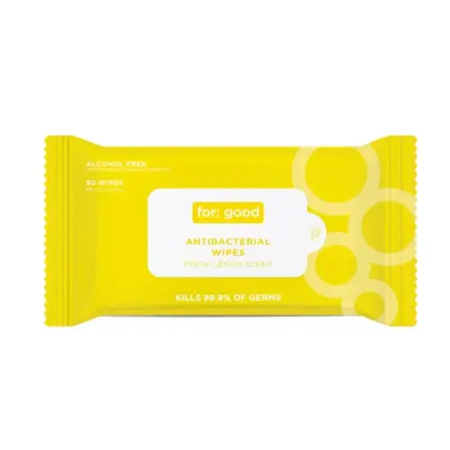 Antibacterial Wipes For Good Fiber Blend 6" W X 8" L