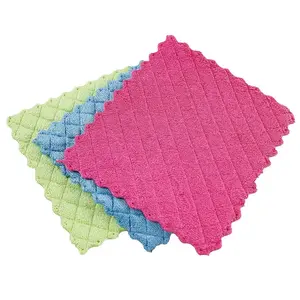 Libman 2103 10 In. x 7 In. Microfiber Sponge Cloth (3-Count)