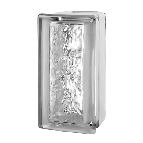 Glass Block 8" H X 4" W X 4" D Cortina Allbend - pack of 6 Glass Block 8" H X 4" W X 4" D Cortina Allbend - pack of 6