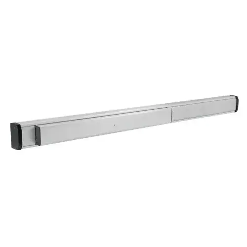 Satin Aluminum 48" Jackson 1285 Push Pad Concealed Vertical Rod Left Hand Reverse Bevel Retrofit Panic Exit Device Satin Aluminum 48" Jackson 1285 Push Pad Concealed Vertical Rod Left Hand Reverse Bevel Retrofit Panic Exit Device
